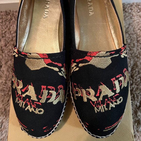 Prada Canvas Espadrilles - Picture 2 of 7